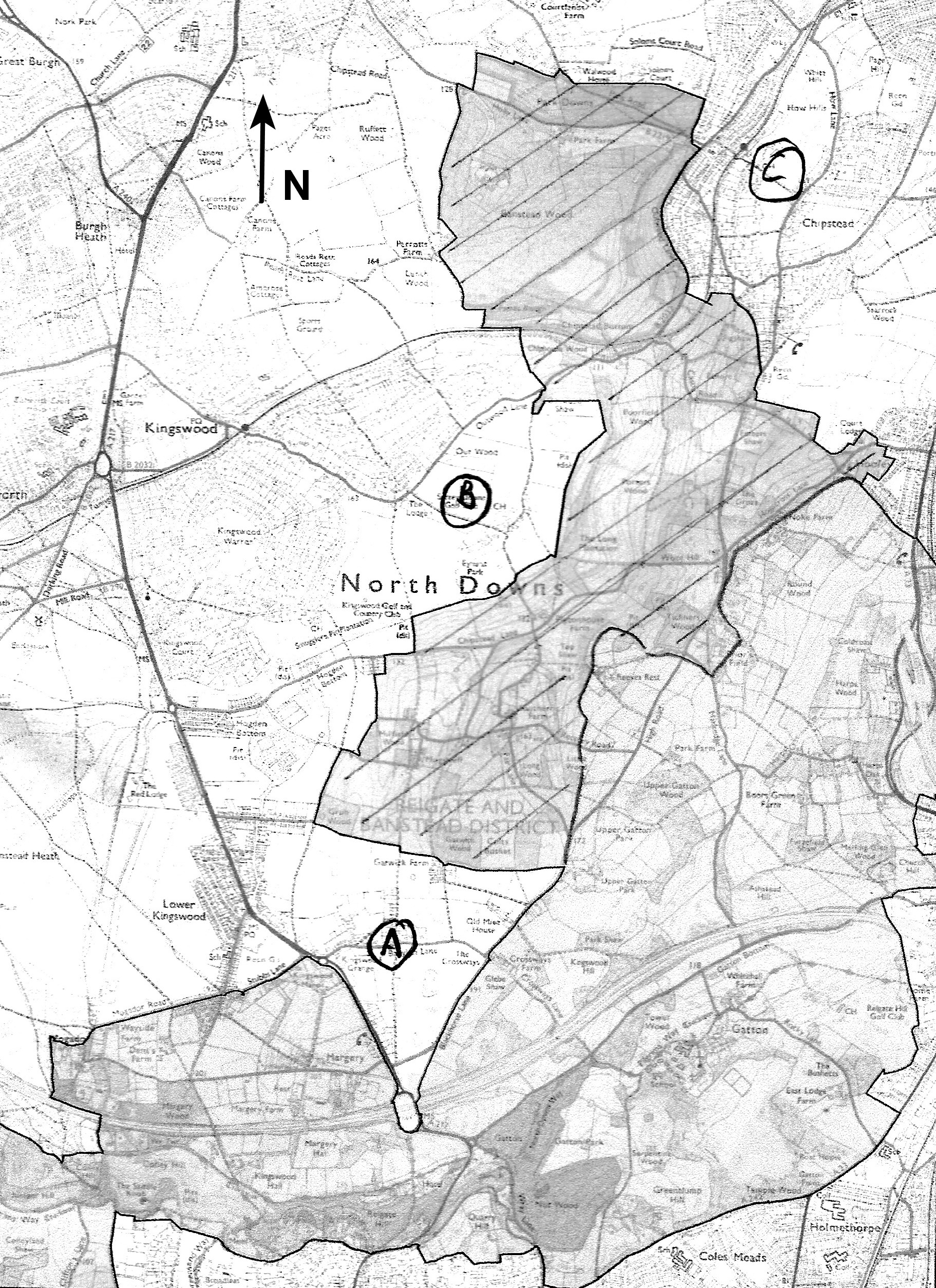 AONB map