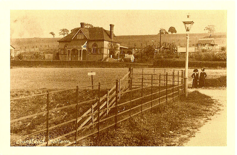 Chipstead railway station from Station Approach, circa 1905